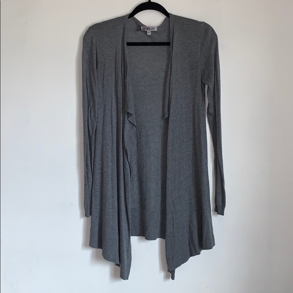 JENNIFER LOPEZ One Size Gray Cardigan Sweater - Picture 2 of 8